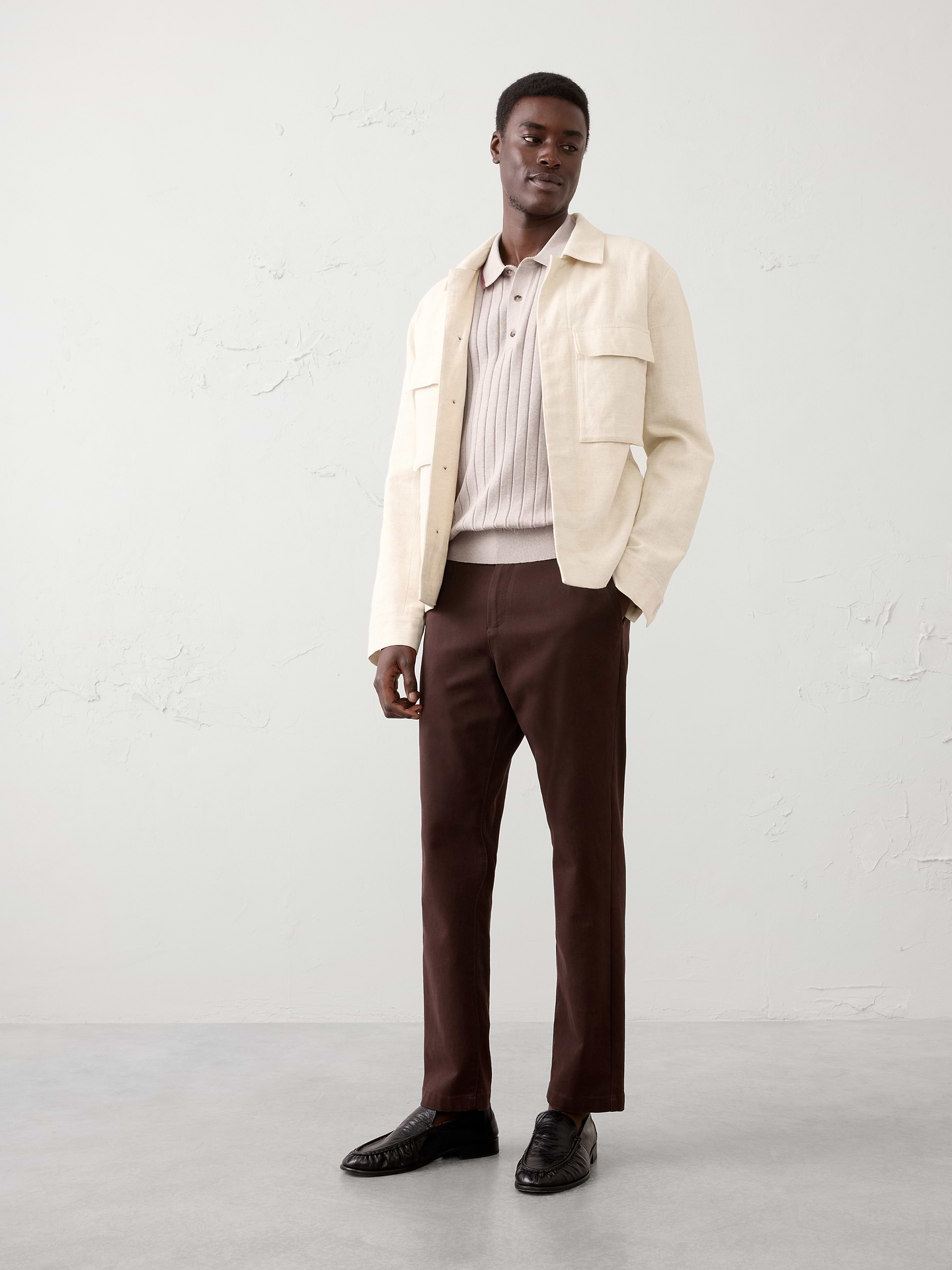 Image number 6 showing, Wide-Ribbed Sweater Polo