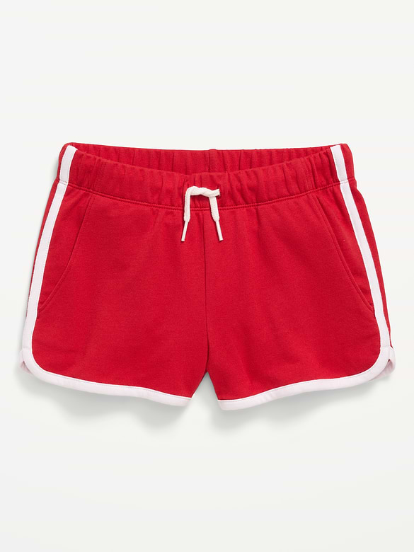 Dolphin-Hem Cheer Shorts for Girls