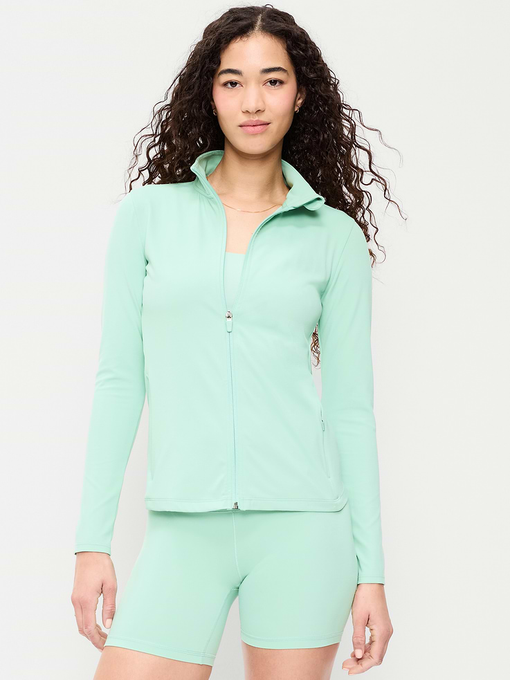 Image number 1 showing, StudioSmooth Full-Zip Jacket