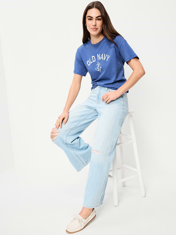 T-shirt long passe-partout surdimensionné