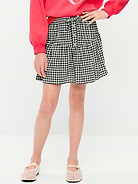 Image number 1 showing, Linen-Blend Buttoned Skirt for Girls