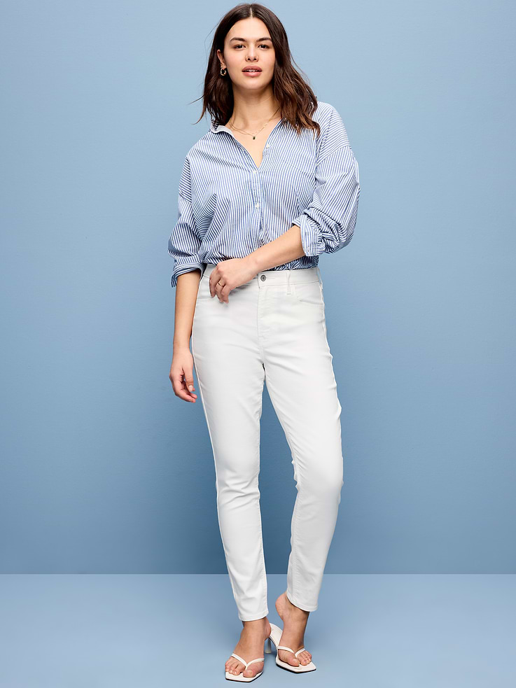 Image number 7 showing, High-Waisted Wow Super-Skinny Jeans