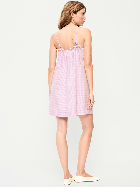 Strappy Mini Shift Dress