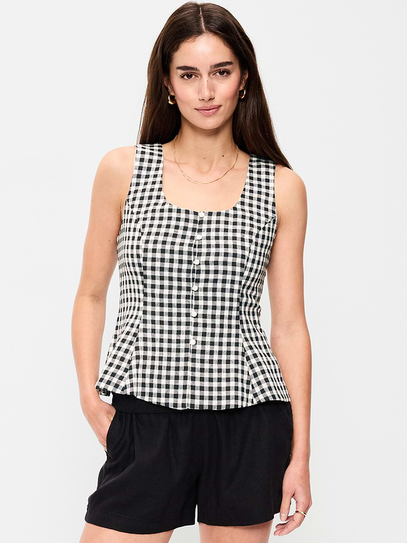 Chemise en mélange de lin