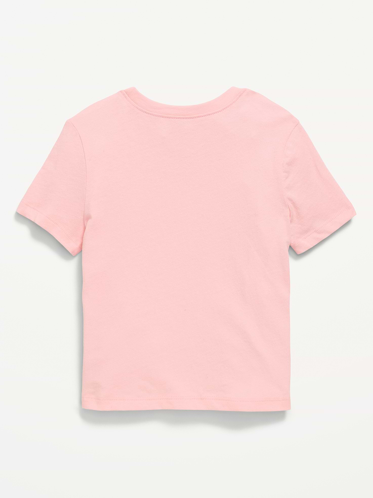 Image 3 of 3, Short-Sleeve Birthday Graphic T-Shirt for Toddler Girls