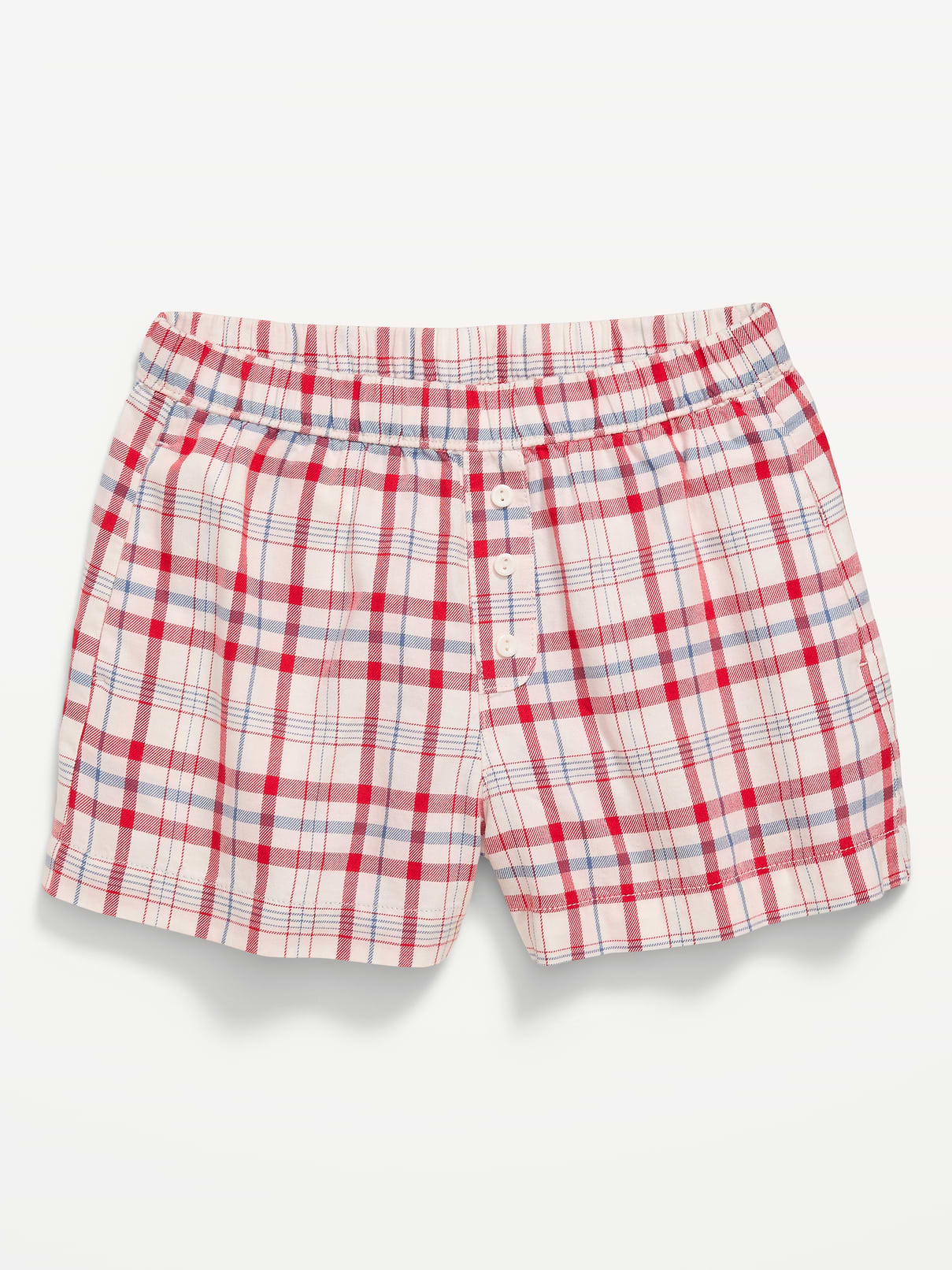 Image number 1 showing, Printed Twill Boxer Shorts for Girls