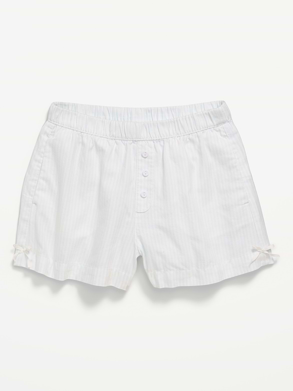 Twill Boxer Shorts for Girls