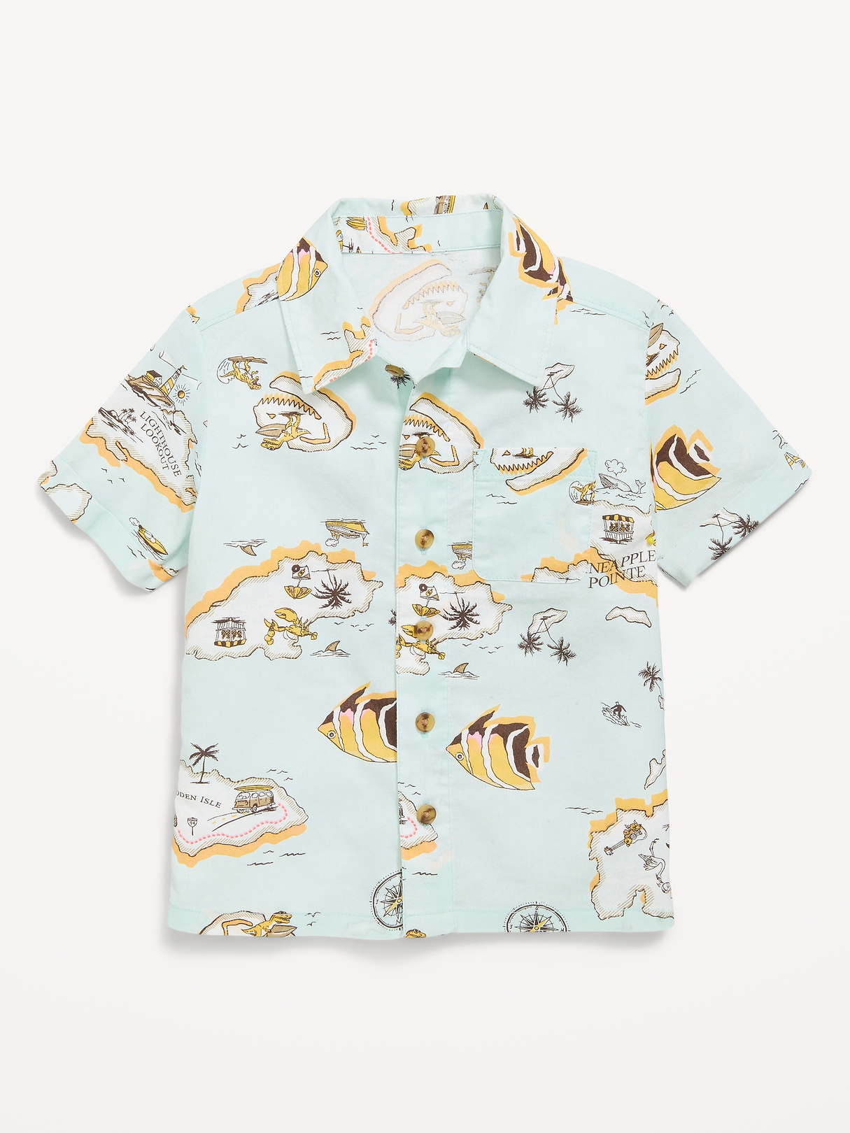 Printed Short-Sleeve Shirt for Toddler Boys | Old Navy