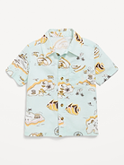 L'image numéro 1 présente Chemise à manches courtes à motif pour tout-petit