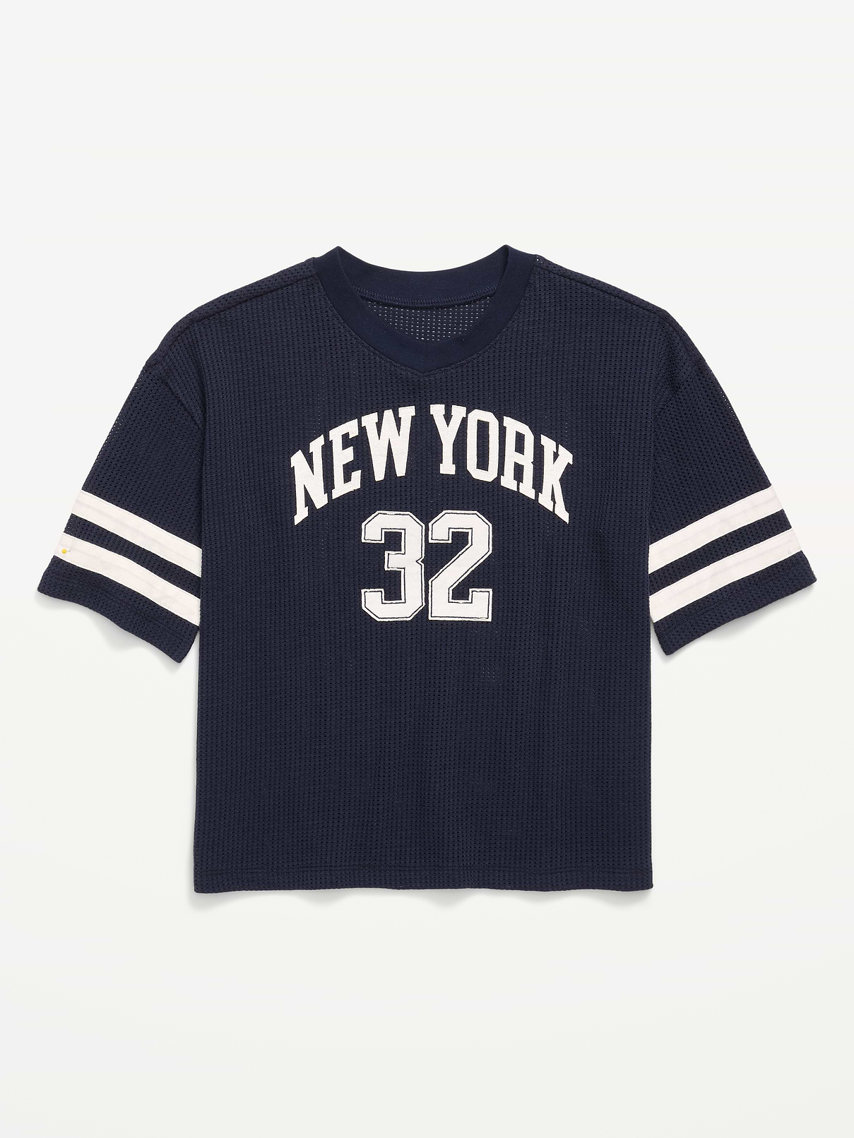 Image number 1 showing, Oversized Mesh Graphic Football T-Shirt for Boys