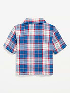 L'image numéro 3 présente Chemise en coton à double tissage à manches courtes pour tout-petit