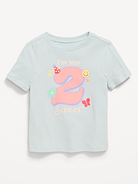 Image number 2 showing, Short-Sleeve Birthday Graphic T-Shirt for Toddler Girls