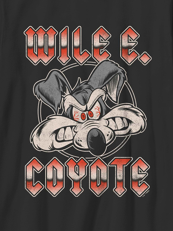 Kids Looney Tunes Metal Wile E Graphic T-Shirt