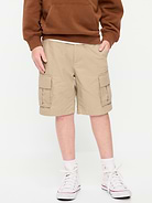 Image number 1 showing, Knee Length Baggy Ripstop Cargo Shorts for Boys