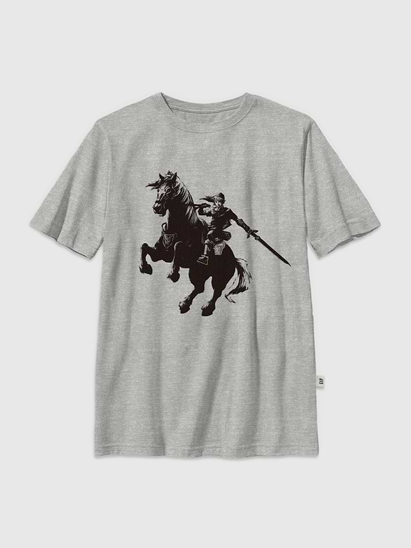 Kids Nintendo Brave Link Graphic T-Shirt