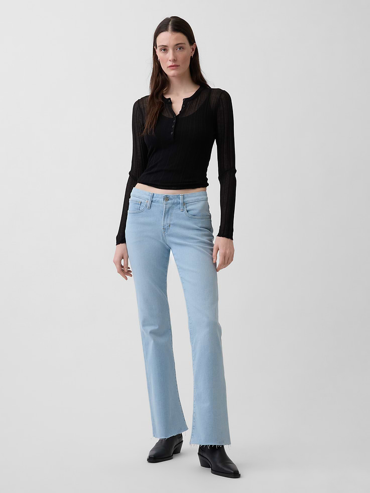 Image number 1 showing, Low Rise Long & Lean Jeans