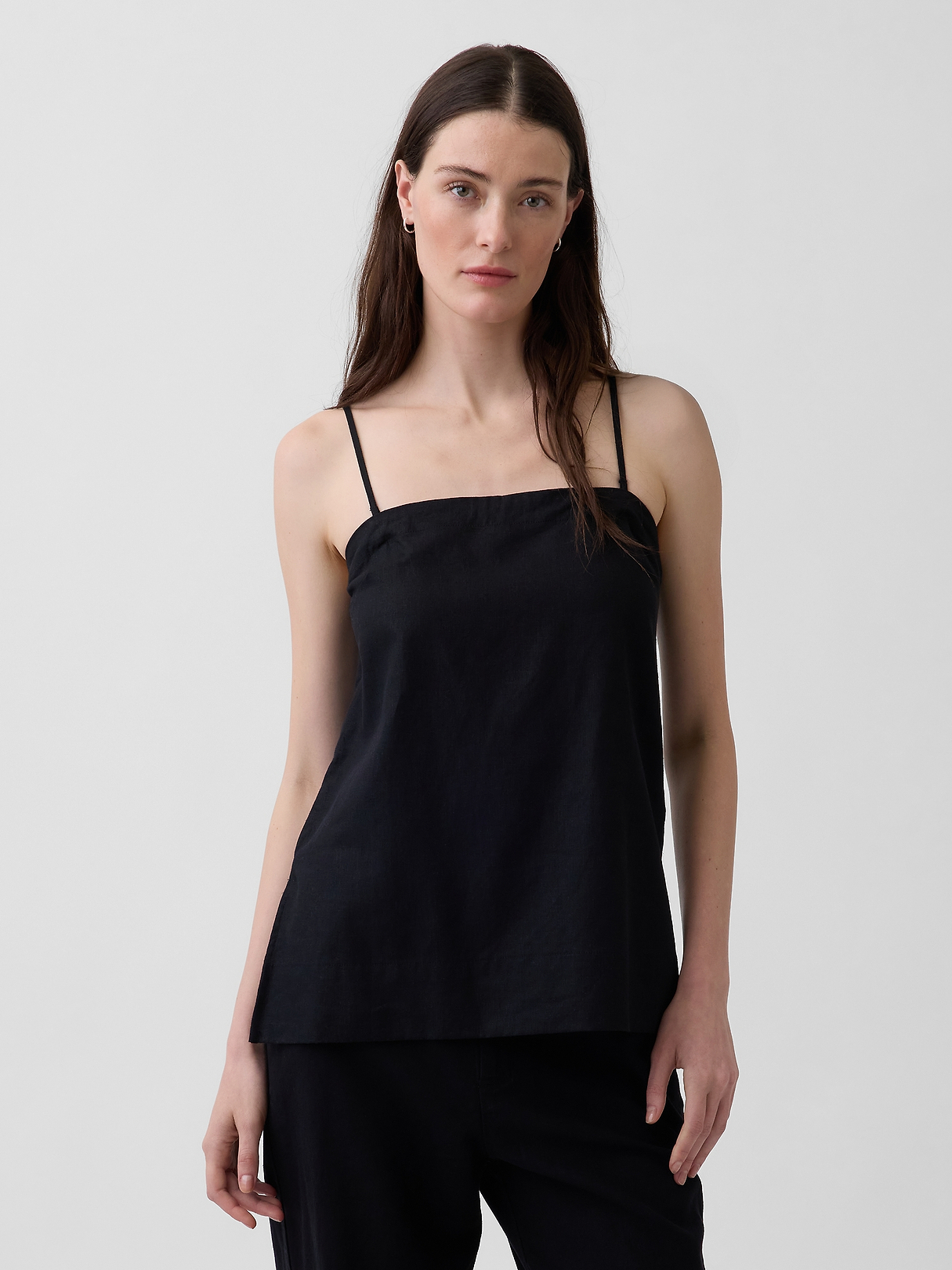Linen-Blend Cami | Gap