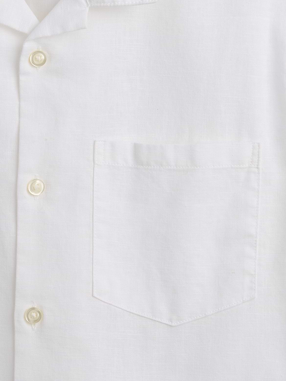 Kids Linen-Cotton Relaxed Vacay Shirt