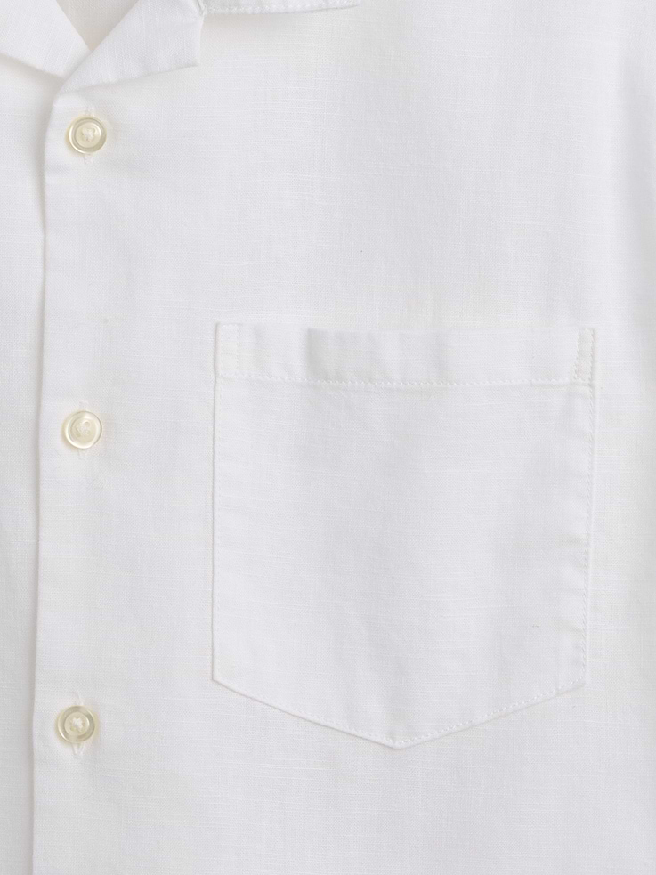 Image number 4 showing, Kids Linen-Cotton Relaxed Vacay Shirt