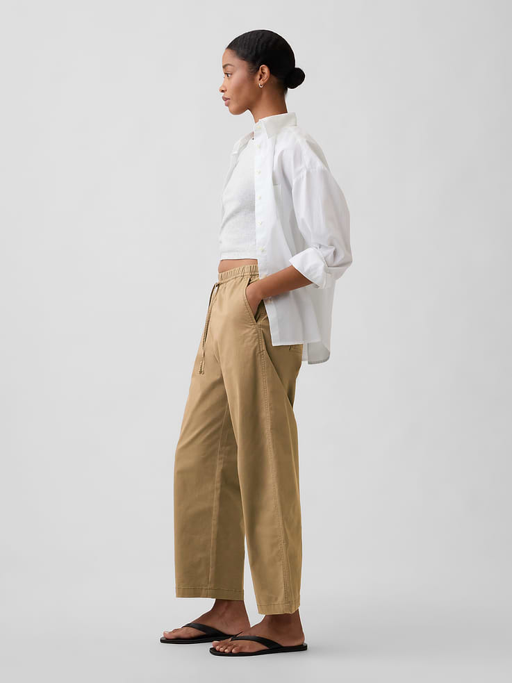 Image number 3 showing, Mid Rise Easy Barrel Khakis