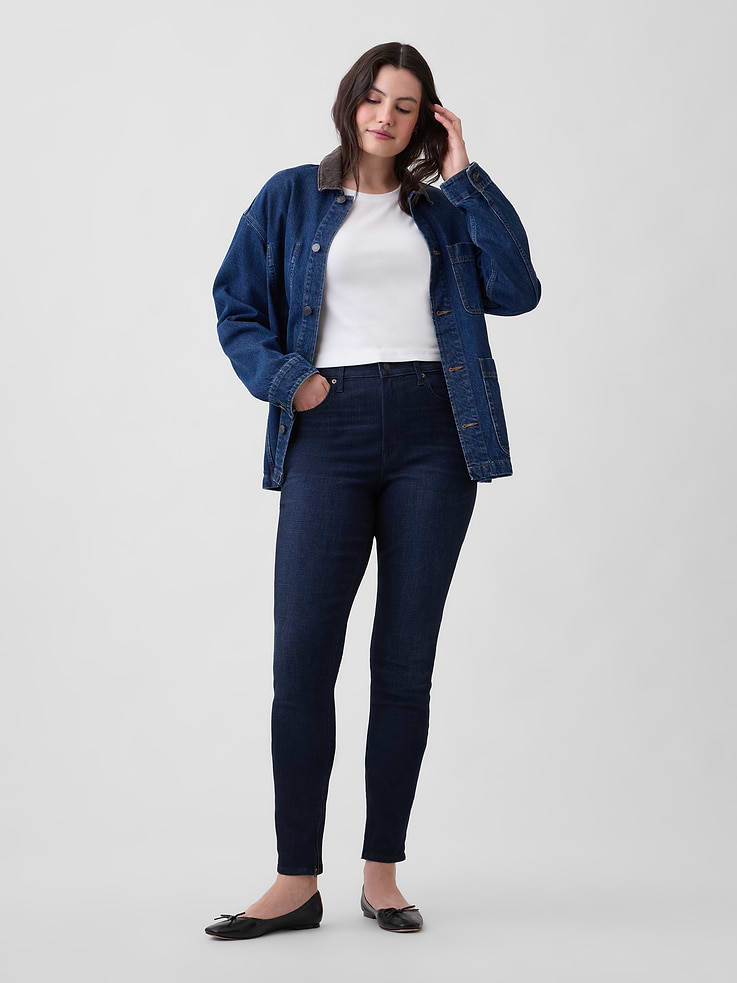 Image number 5 showing, High Rise Universal Skinny Jeans