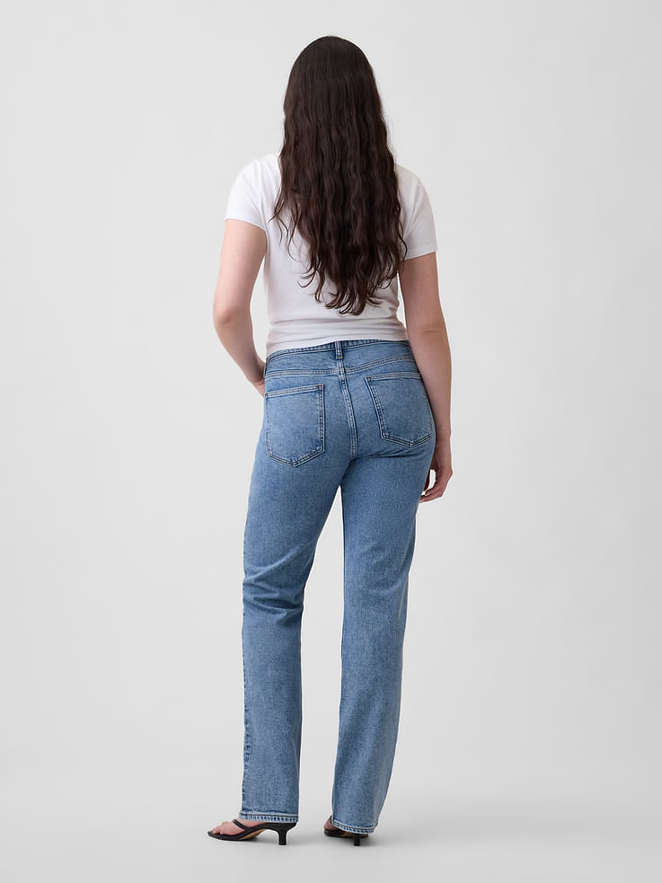 Image number 6 showing, Mid Rise '90s Slim Straight Jeans