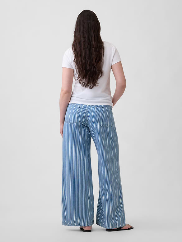 Mid Rise Soft Wide-Leg Jeans
