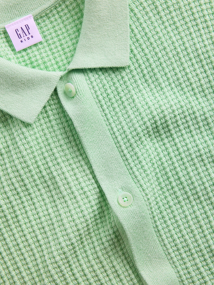 Image number 3 showing, Kids Relaxed Textured Sweater Shirt
