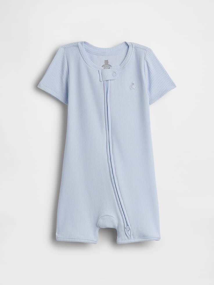 Image number 1 showing, Baby First Favorites TinyRib Shorty One-Piece
