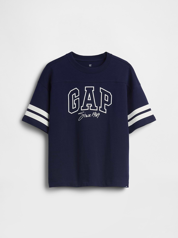 Image number 1 showing, Kids Heavyweight Oversized Logo Seam T-Shirt