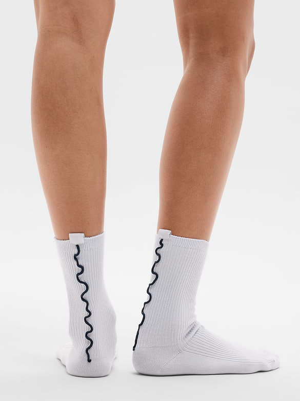 Athleta Ruffle Novelty Everyday Crew Sock 2-Pack