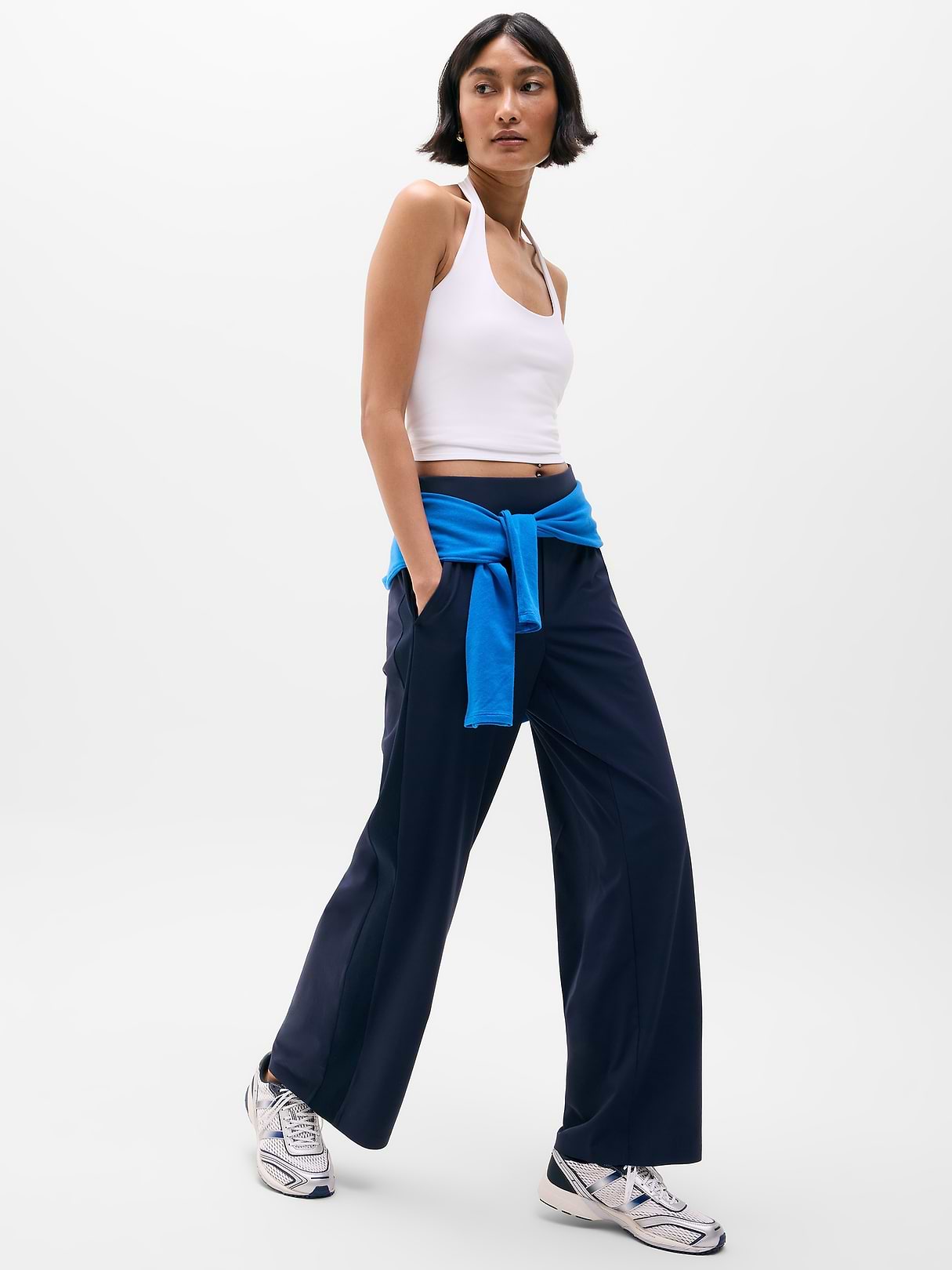 Brooklyn Mid Rise Wide Leg Pant | Athleta