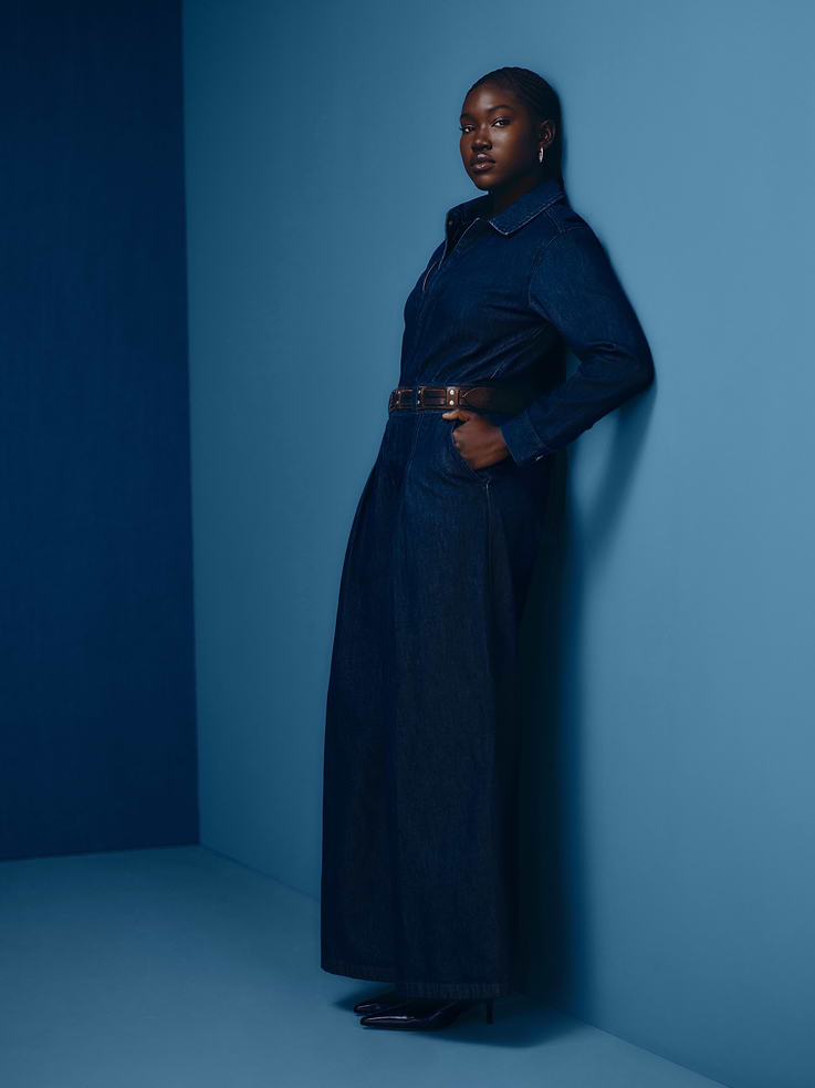 Image 8 of 8, Gap × HFR Denim Jumpsuit by LaTouché