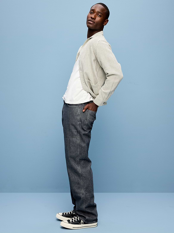 90s Loose Double-Knee Carpenter Jeans