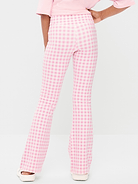 Image number 2 showing, High-Waisted PowerChill Crossover Flared Leggings for Girls