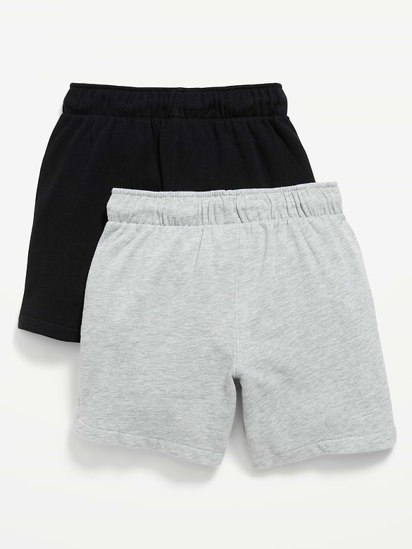 Shorts de jogging en molleton qui tombe au-dessus du genou pour garçon (paquet de 2)