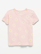 Image number 1 showing, Printed Short-Sleeve T-Shirt for Girls