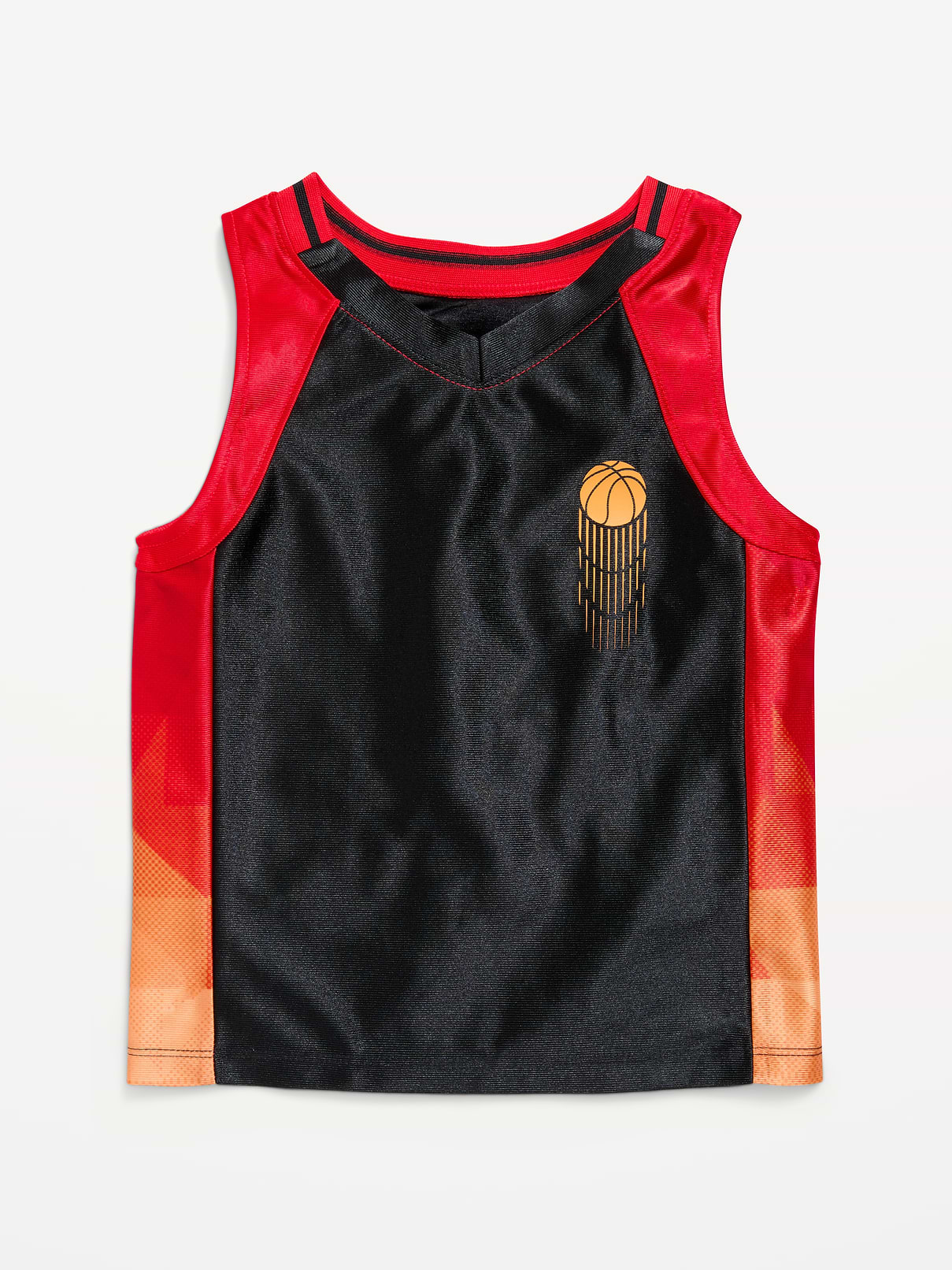 L'image numéro 2 présente Camisole de basketball surdimensionnée à imprimé pour tout-petit