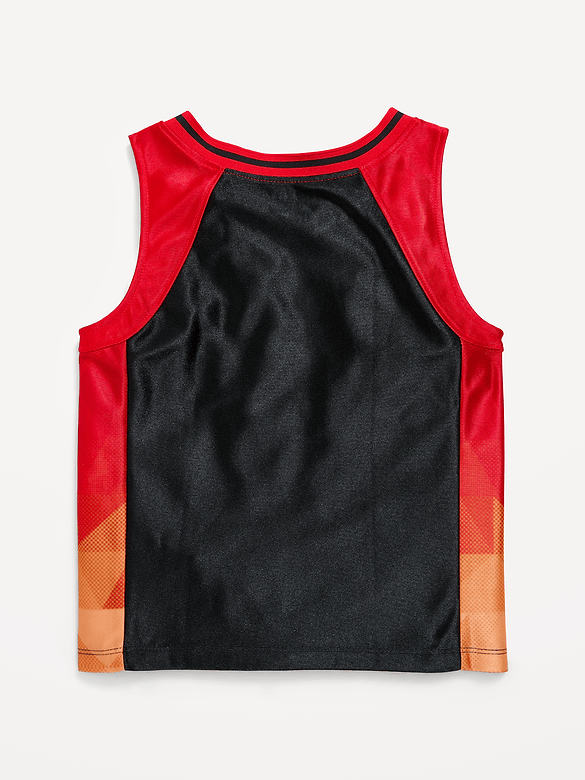 Camisole de basketball surdimensionnée à imprimé pour tout-petit
