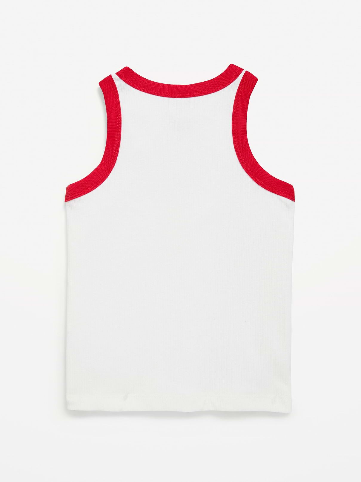 Image number 2 showing, Fitted Ribbed Graphic Tank Top for Girls