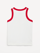 Image number 2 showing, Fitted Ribbed Graphic Tank Top for Girls