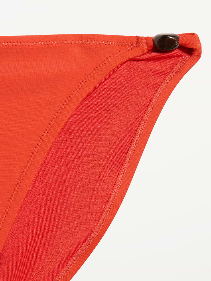 Image number 9 showing, Beaded Mid-Rise Bikini Swim Bottoms