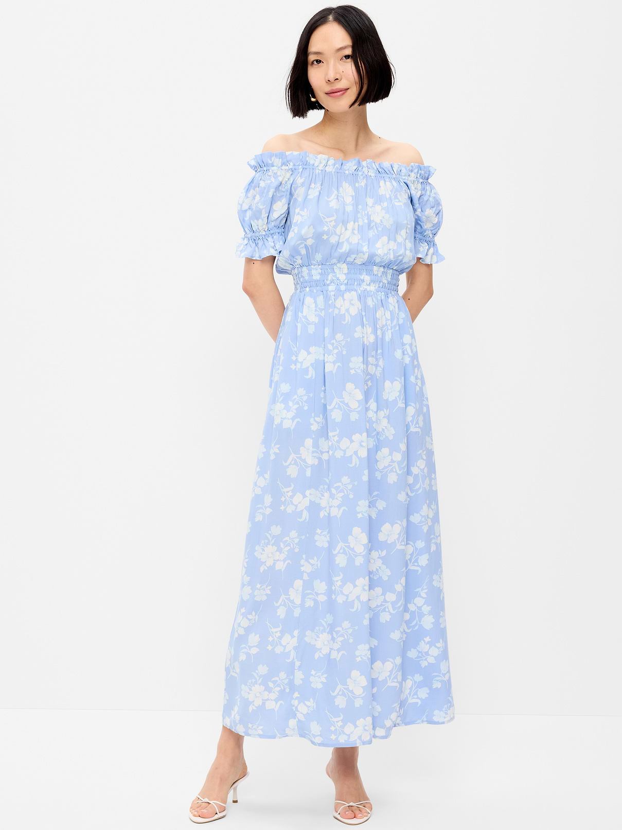 boho off shoulder dress Lace Cap Sleeves Beach Wedding with Slit PW204 Simple/Casual/Vintage/Sexy/Bohemian/Elegant/Romantic/Modern Off-The-Shoulder Boho Maxi Dress |