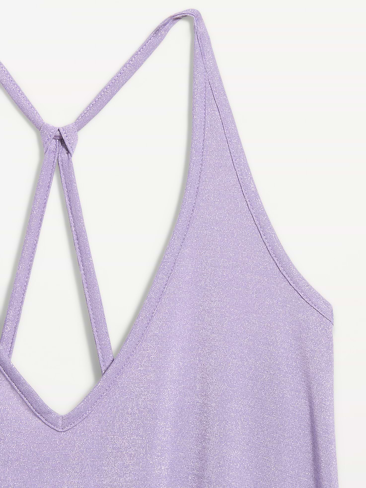 Image number 4 showing, Strappy-Back Shimmer Swing Tank Top