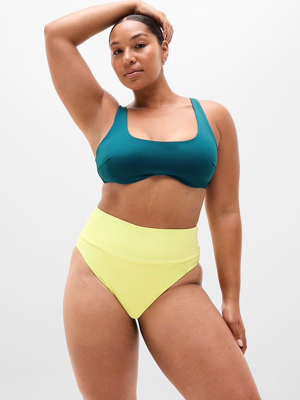 Ultra High Waist Cheeky Swim Bottom