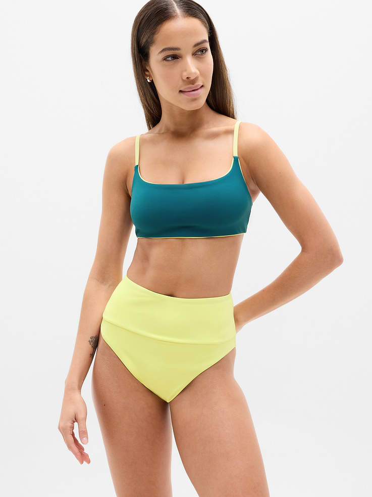Image number 1 showing, Ultra High Waist Cheeky Swim Bottom