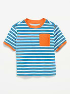 Image number 2 showing, Short-Sleeve Oversized Terry Pocket T-Shirt for Toddler Boys