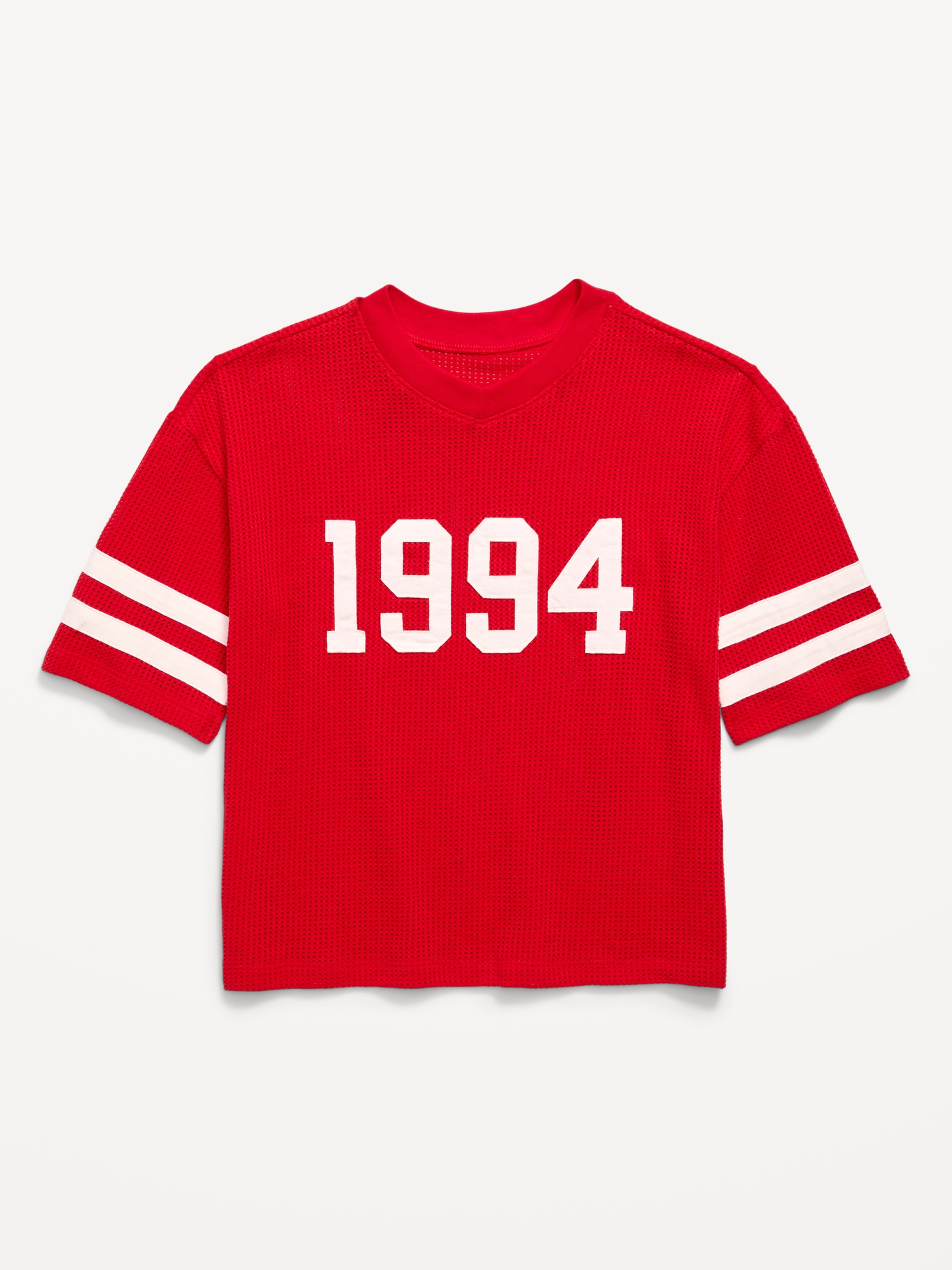 Oversized Mesh Graphic Football T-Shirt for Boys | Old Navy