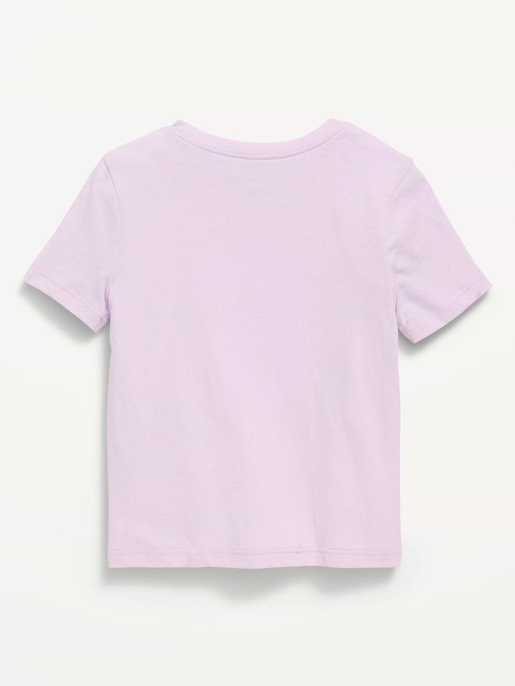 Image 3 of 3, Short-Sleeve Birthday Graphic T-Shirt for Toddler Girls