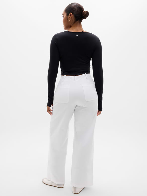 Skyline High Rise Wide Leg Pant